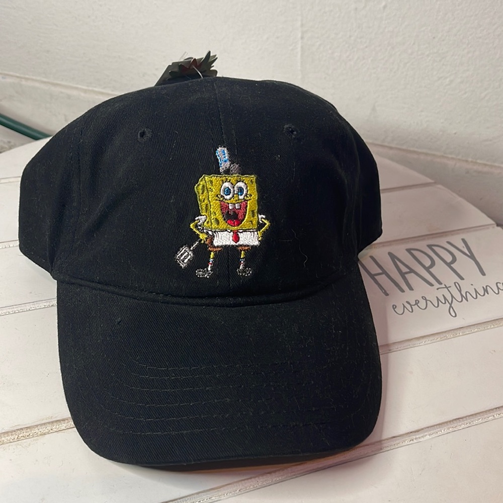 SpongeBob hat, black one size